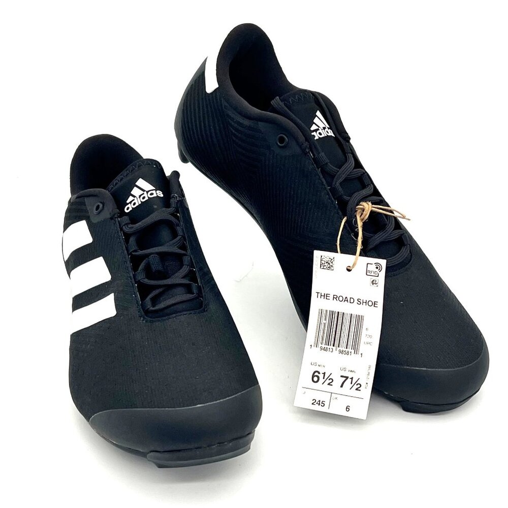 Adidas Mens & Womens The Road Cycling Shoes Size 6.5/7.5 FW4457 Black Biking